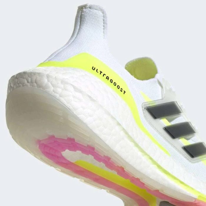 Adidas Ultraboost 21 Cloud White Volt - Image 4