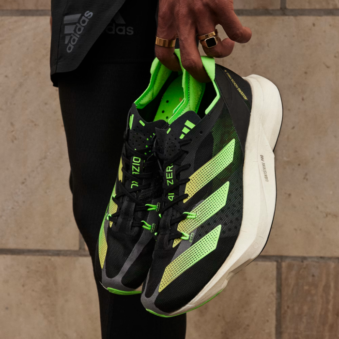 Adidas adizero Adios Pro 3 Core Black Solar Green - Image 9