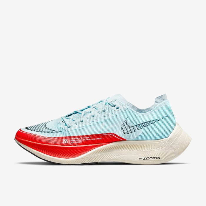 Nike Air Zoom Vaporfly Next% 2 Glacier Blue Red-Pale Ivory - Image 5