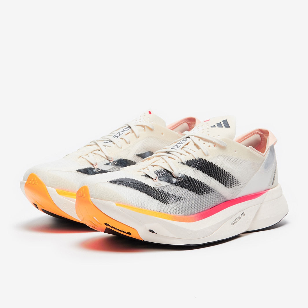 IvoryBlack_1 Adidas adizero Adios Pro 3 Ivory Black - Image 1