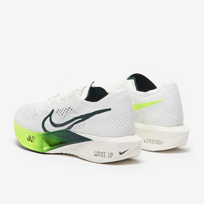 Nike Air Zoom Vaporfly Next% Flyknit 3 Wake Up White Pro Green - Image 3