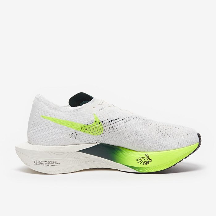 Nike Air Zoom Vaporfly Next% Flyknit 3 Wake Up White Pro Green - Image 5