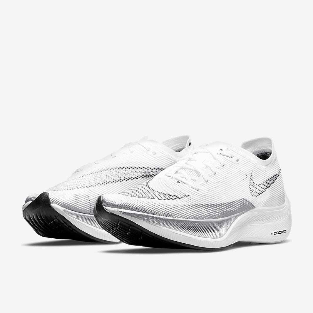 WhiteMetallicSilver_1 Nike Air Zoom Vaporfly Next% 2 White Metallic Silver - Image 1
