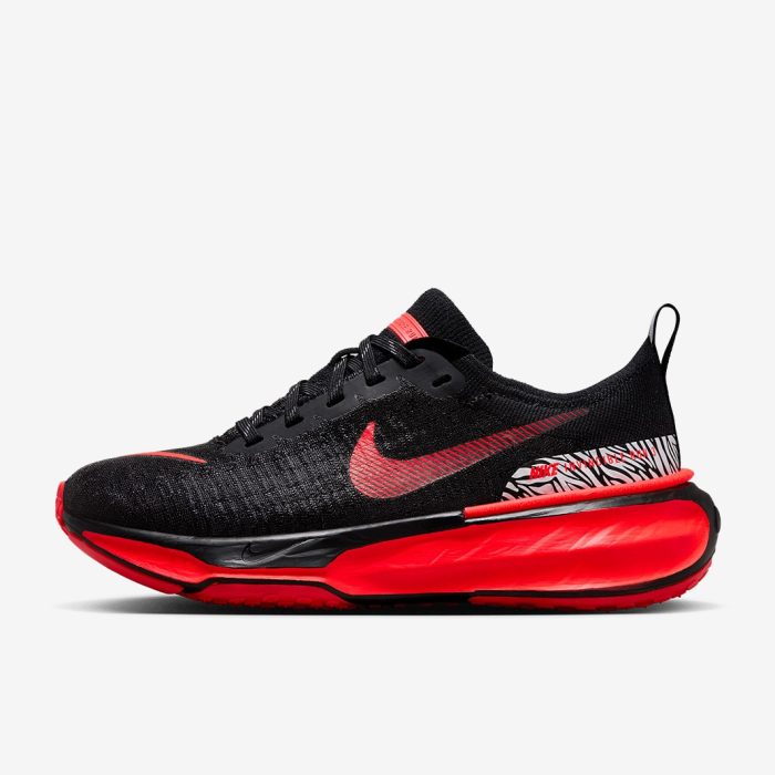Nike Invincible Run 3 Black/Bright Crimson-Velvet Brown-White - Image 2