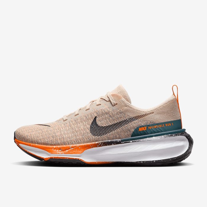 Nike Invincible Run 3 Oatmeal/Black-Safety Orange-Total Orange - Image 5