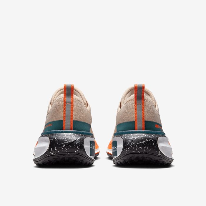 Nike Invincible Run 3 Oatmeal/Black-Safety Orange-Total Orange - Image 2