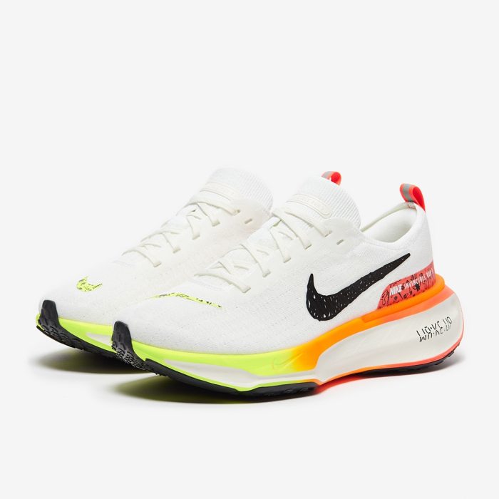 Nike Invincible Run 3 White/Black/Bright Crimson/Sail - Image 4