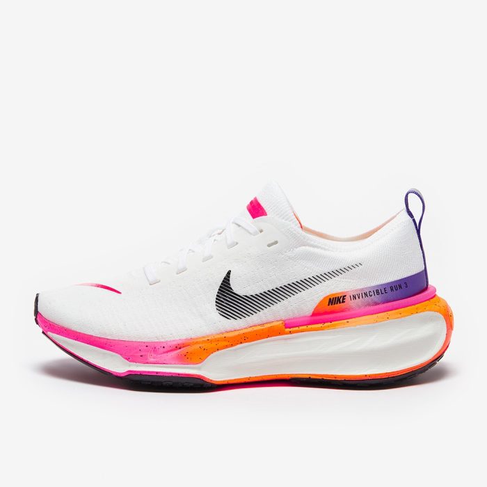Nike Invincible Run 3 White/Black-Bright Mango-Hyper Pink - Image 5
