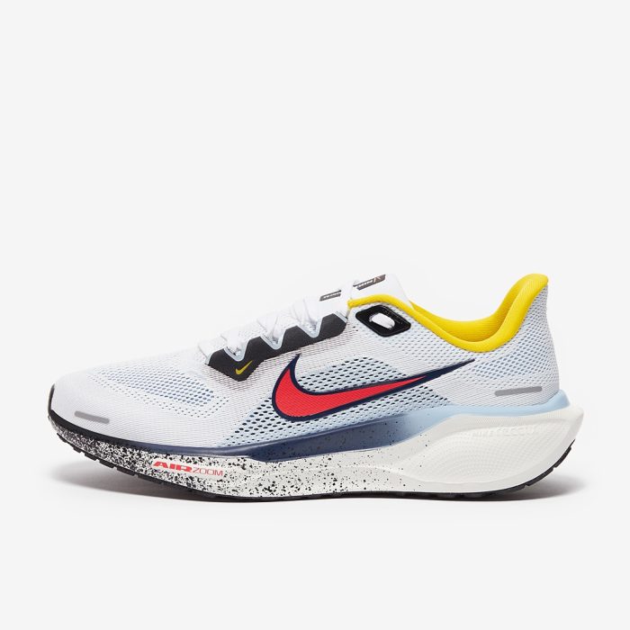 Nike Air Zoom Pegasus 41 White/Speed Red/Psychic Blue - Image 3