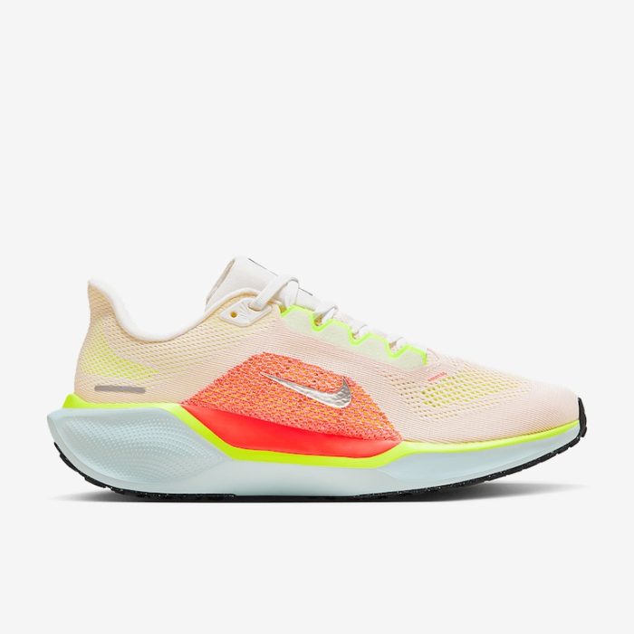 Nike Air Zoom Pegasus 41 Summit White/Chrome-Bright Crimson - Image 3