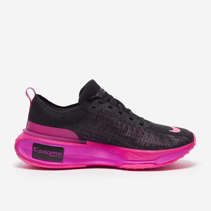 Nike Invincible Run 3 Black/Laser Fuchsia-Vivid Grape - Image 2