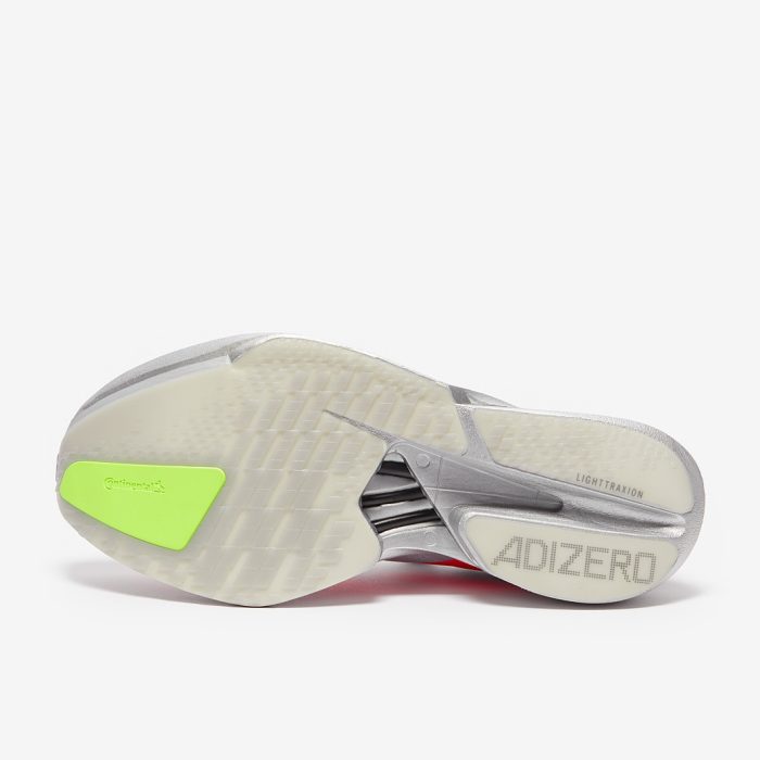 Adidas adizero Adios Pro 4 Silver Metallic/Lucid Red/Grey One - Image 2