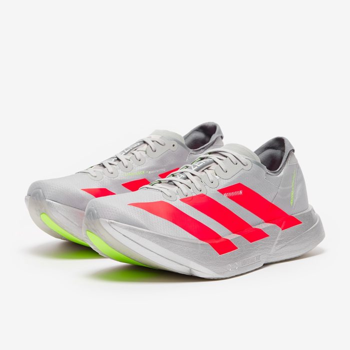 Adidas adizero Adios Pro 4 Silver Metallic/Lucid Red/Grey One - Image 4