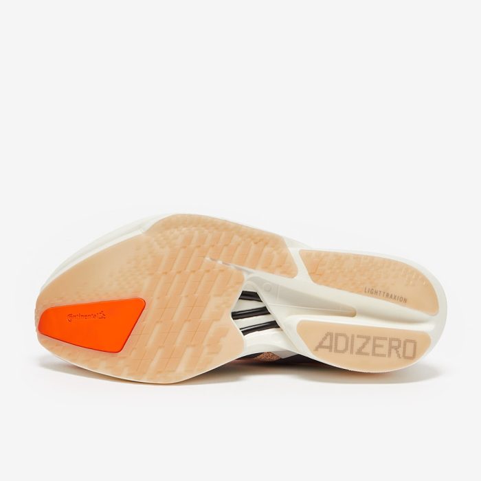 Adidas adizero Adios Pro 4 Chalk White/Grey Strata/Impact Orange - Image 4