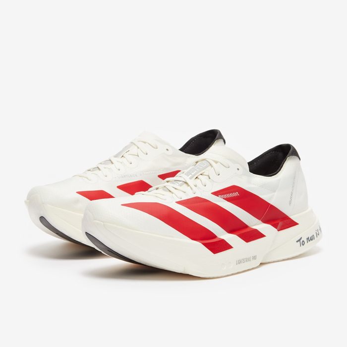 Adidas adizero Adios Pro 4 Off White/Better Scarlet/Core Black - Image 5