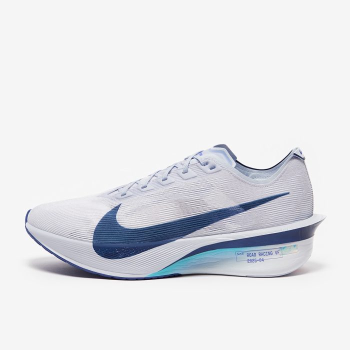 Nike Air Zoom Vaporfly Next% 4 Ghost/Blue Void/Persian Violet/Football Grey/Blue Lightning/Brt Crimson - Image 3