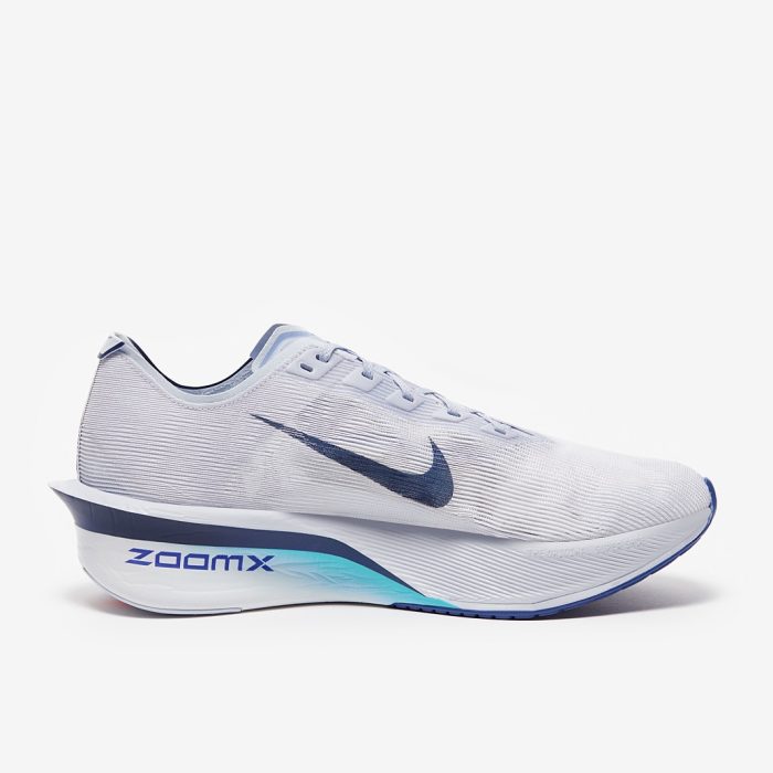 Nike Air Zoom Vaporfly Next% 4 Ghost/Blue Void/Persian Violet/Football Grey/Blue Lightning/Brt Crimson - Image 4