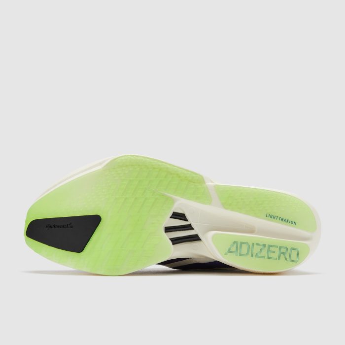 Adidas adizero Adios Pro 4 Core White/Collegiate Purple/Lime Burst - Image 3