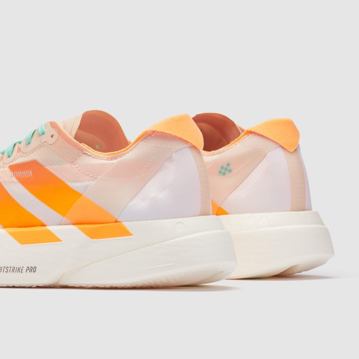 Adidas adizero Adios Pro 4 Crystal Sand/Flash Orange/Flash Aqua - Image 2