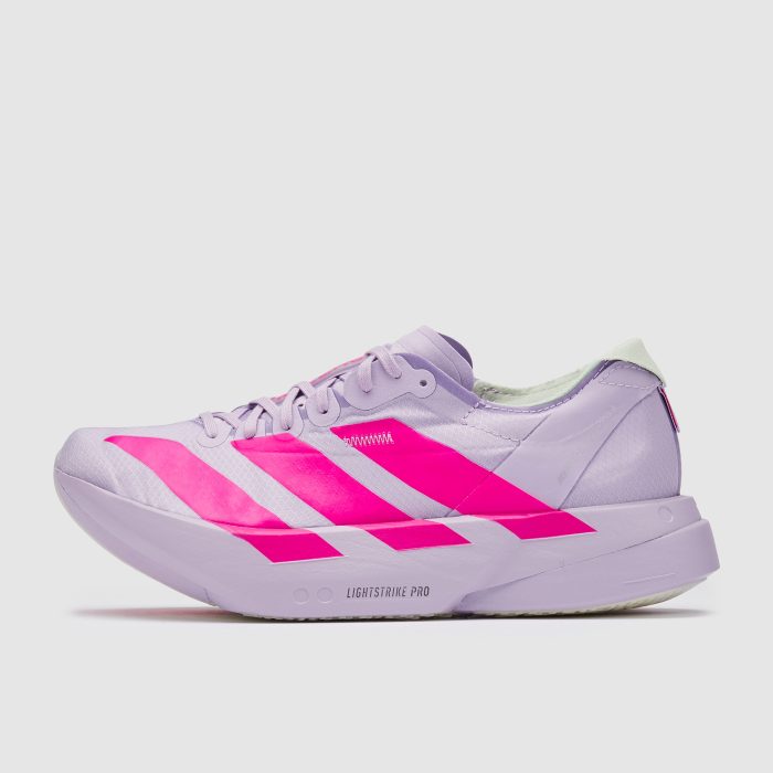 Adidas adizero Adios Pro 4 Powder Plum/Shock Pink/Dash Grey - Image 3