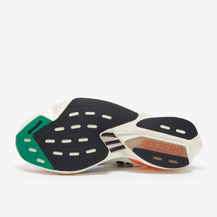 Adidas adizero Adios Pro 3 White Tint/Core Black/Coral Fusion - Image 4