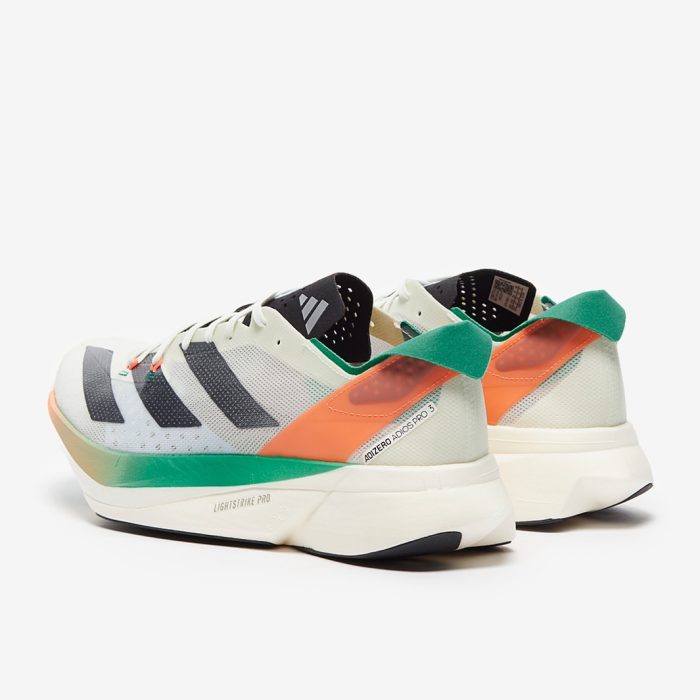 Adidas adizero Adios Pro 3 White Tint/Core Black/Coral Fusion - Image 5