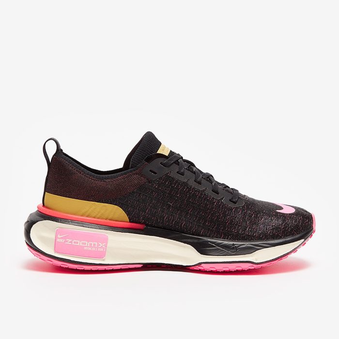 Nike Invincible Run 3 Earth/Pink Spell-Black-Wheat Gold - Image 3