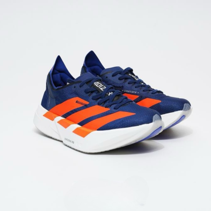 Adidas adizero Adios Pro 4 Dark Blue / Impact Orange / Lucid Blue - Image 2