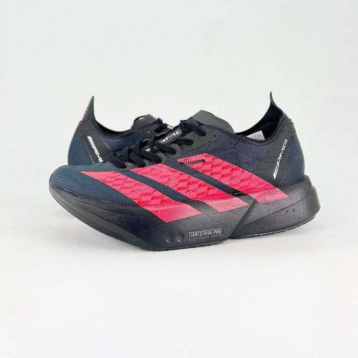Adidas adizero Adios Pro 4 Mercedes AMG Black Lucid Red - Image 3