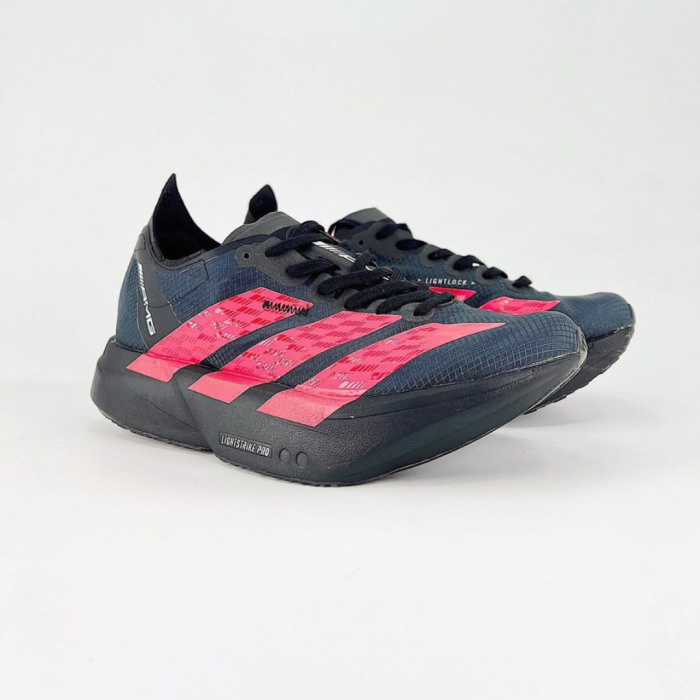 Adidas adizero Adios Pro 4 Mercedes AMG Black Lucid Red - Image 2