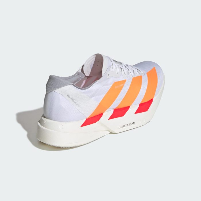 Adidas adizero Adios Pro 4 Ftwr White/Lucid Orange/Lucid Red - Image 3