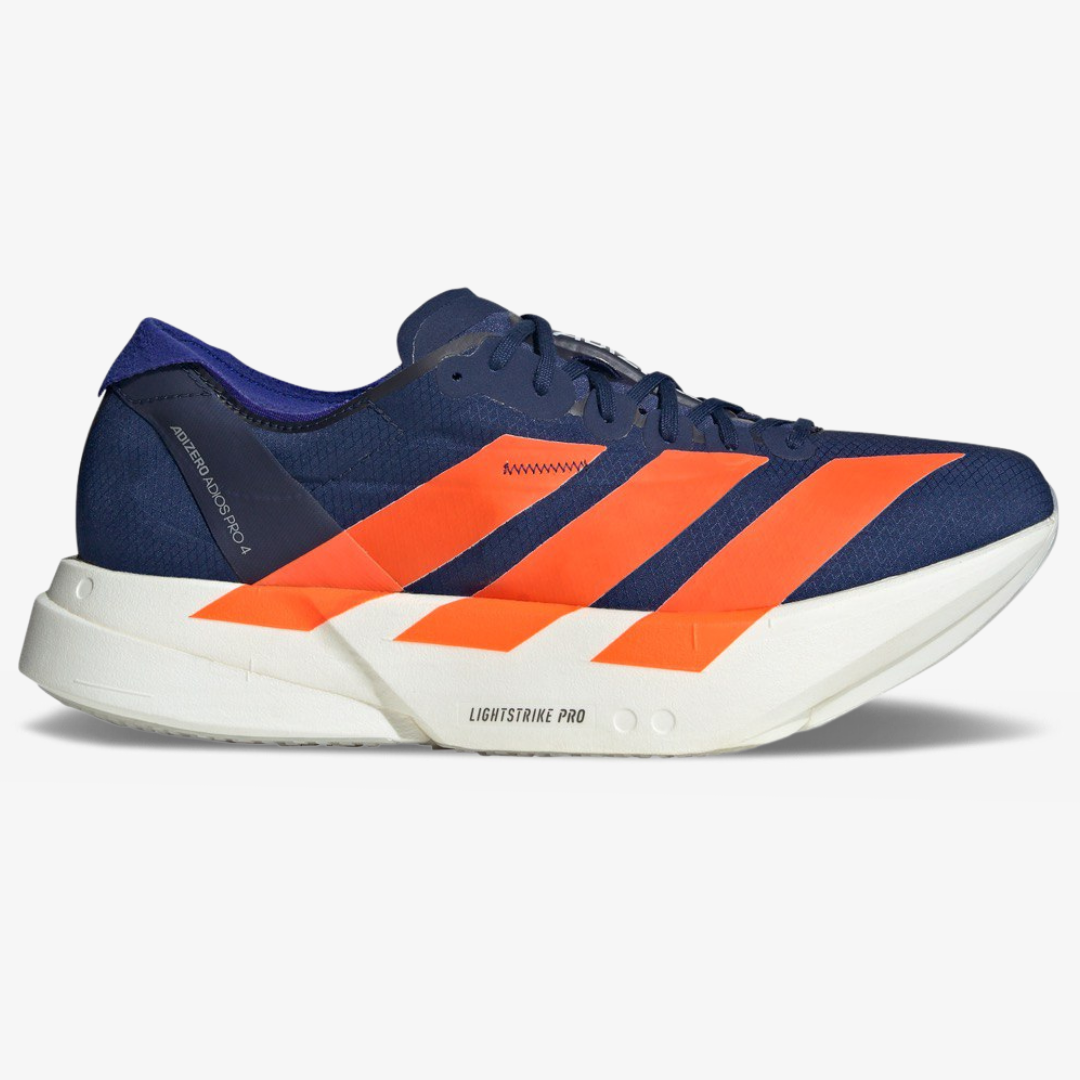 40_e0cf5303-f6d1-4103-b2bd-975d14789b3a Adidas adizero Adios Pro 4 Dark Blue / Impact Orange / Lucid Blue - Image 1