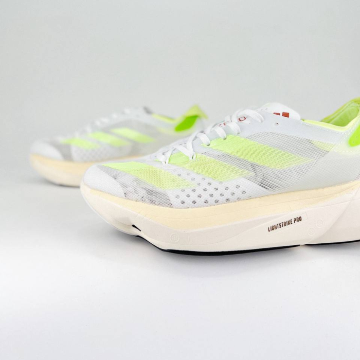Adidas adizero Adios Pro 3 White Neon Green - Image 2