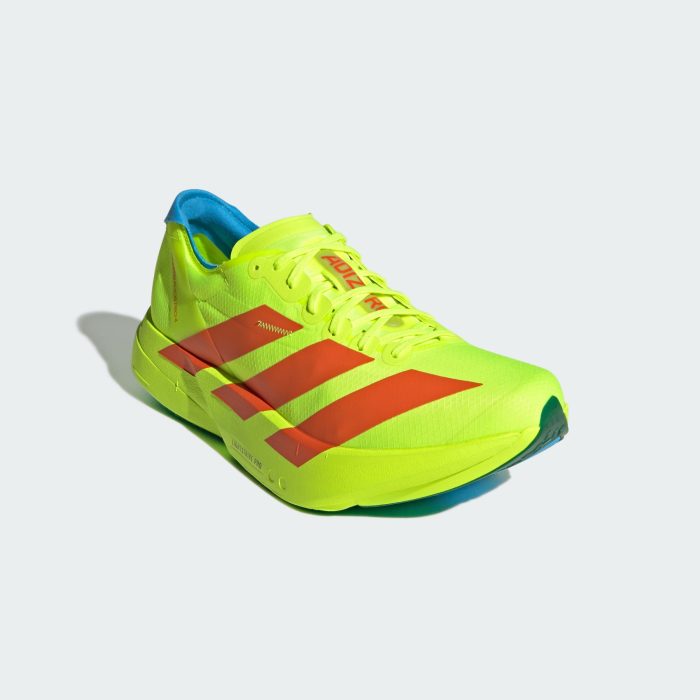 Adidas adizero Adios Pro 4 Lucid Lemon / Semi Impact Orange / Cloud White - Image 4