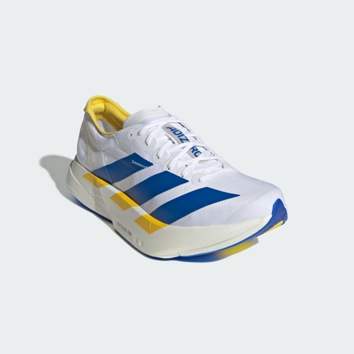 Adidas adizero Adios Pro 4 Cloud White / Blue / Yellow - Image 5