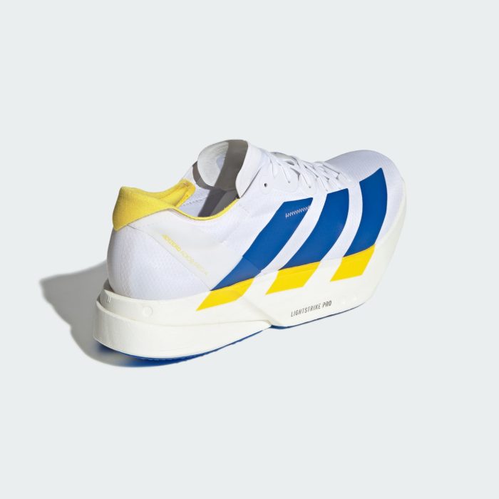 Adidas adizero Adios Pro 4 Cloud White / Blue / Yellow - Image 6