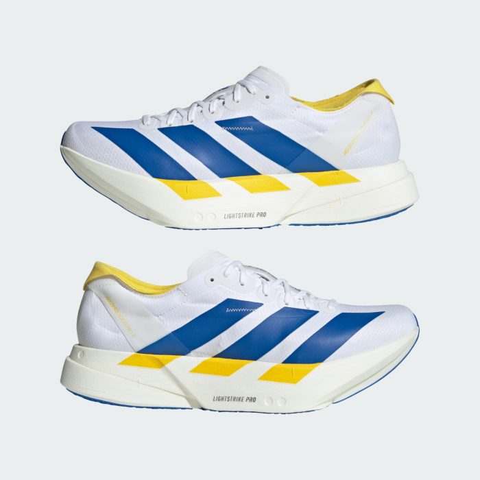 Adidas adizero Adios Pro 4 Cloud White / Blue / Yellow - Image 8