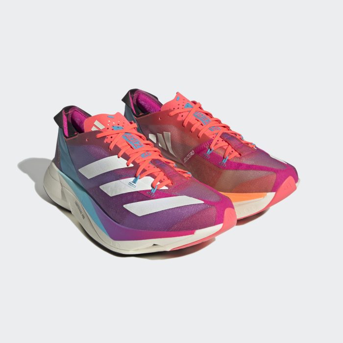 Adidas adizero Adios Pro 3 Signal Pink / Cloud White / Signal Cyan/ - Image 5