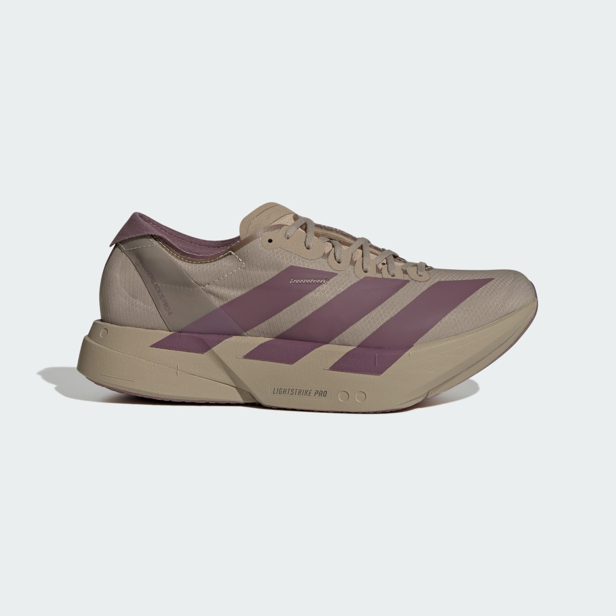 Tenis_Adizero_Adios_Pro_4_Verde_JP6997_01_00_standard Adidas adizero Adios Pro 4 Blanch Cargo / Shadow Fig / Iron Metallic - Image 1