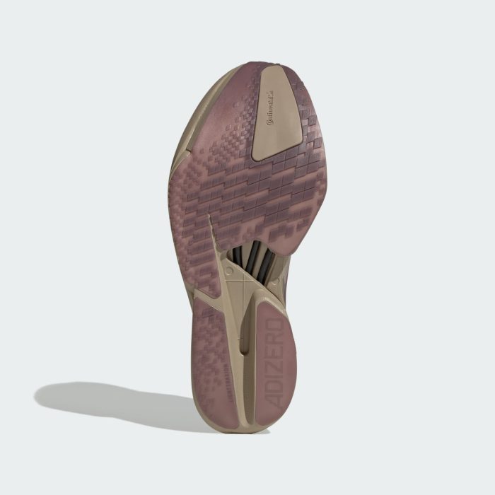 Adidas adizero Adios Pro 4 Blanch Cargo / Shadow Fig / Iron Metallic - Image 5