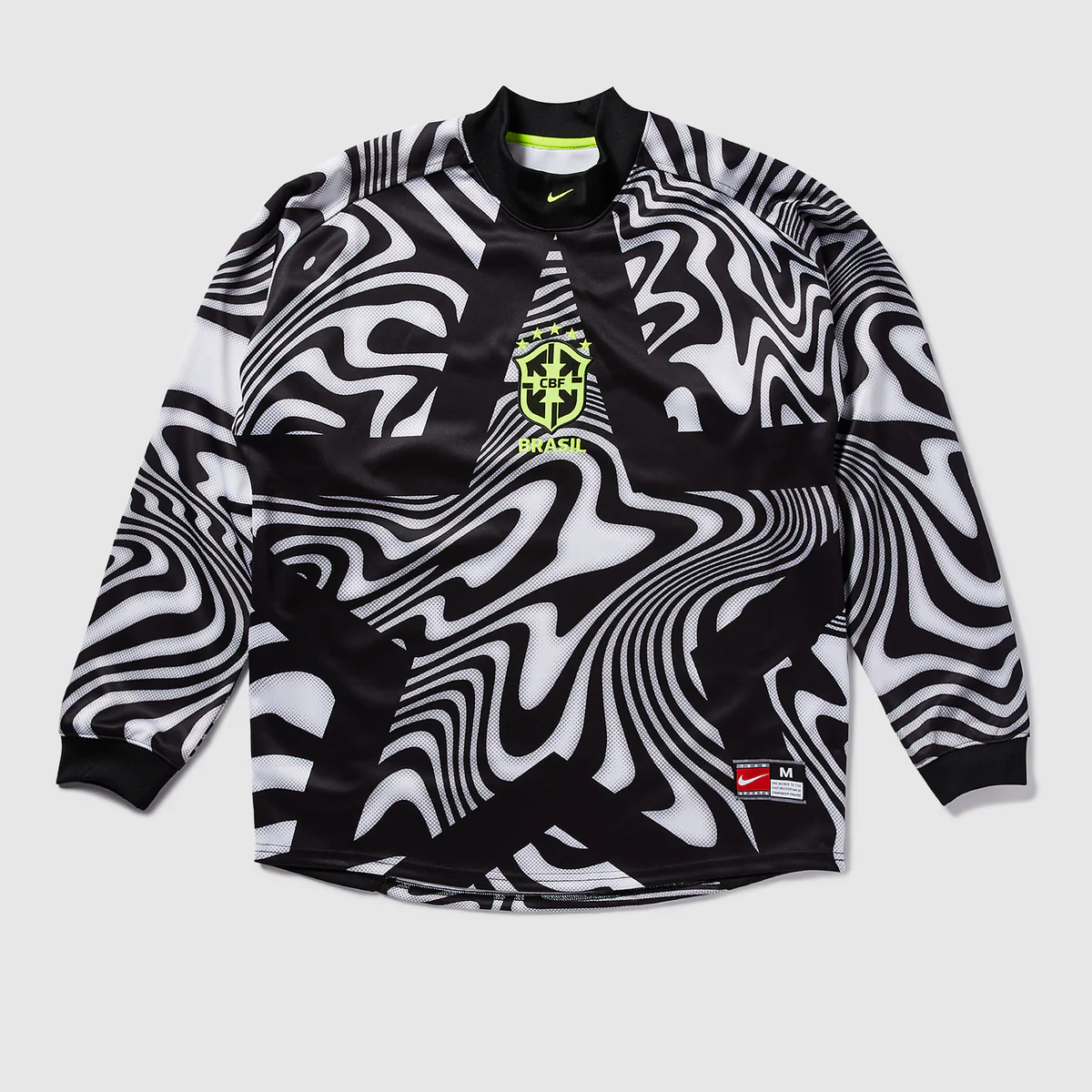 1039983_list Brazil 2026 Goalkeeper Long Sleeve Jersey – Fan Version - Image 1