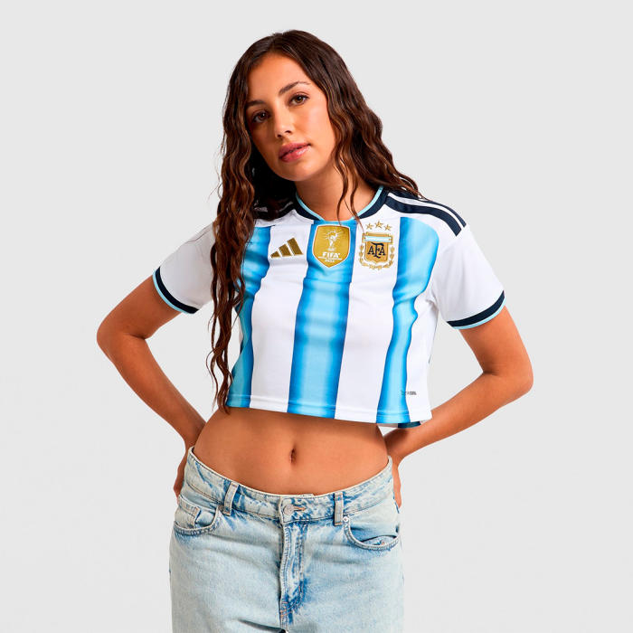 Argentina 2026 Home Cropped Jersey – Women’s - Image 2