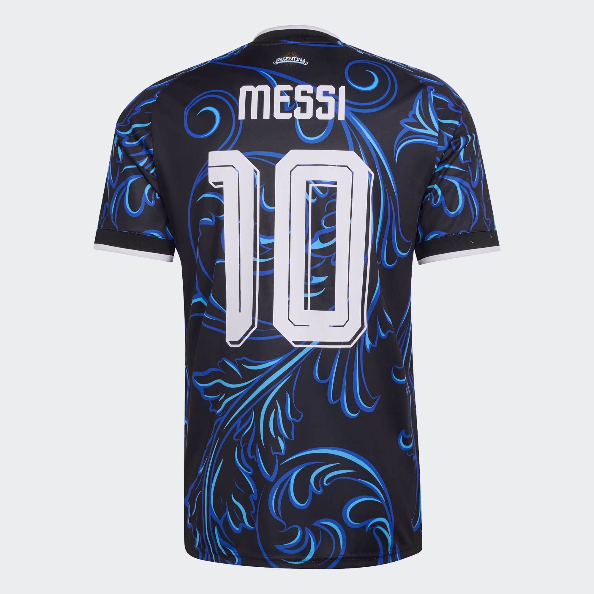Camiseta_Argentina_26_segunda_equipacion_Messi_Negro_KH3940_02_laydown Argentina 2026 Away Jersey #10 Messi – Fan Version - Image 1