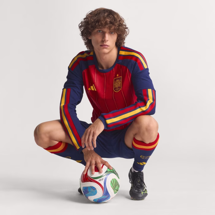 Spain 2026 Home Long Sleeve Jersey – Player Version - Image 4