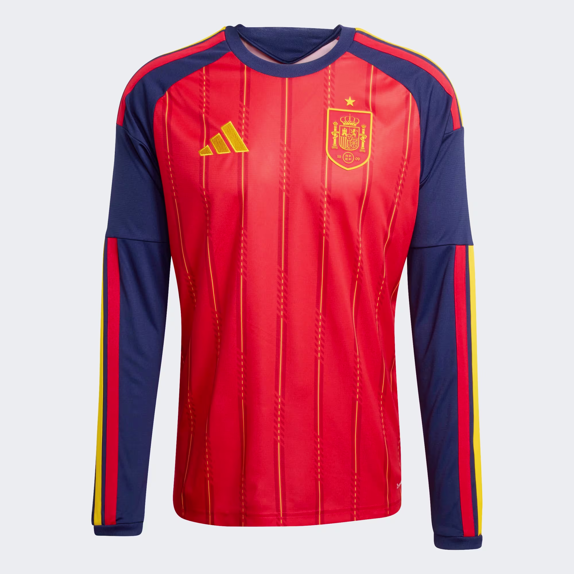 Spain 2026 Home Long Sleeve Jersey – Fan Version - Image 1