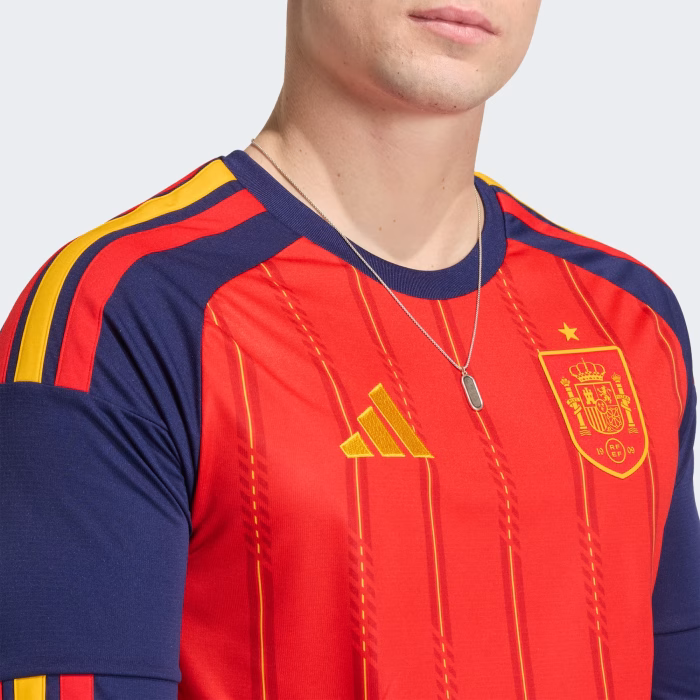Spain 2026 Home Long Sleeve Jersey – Fan Version - Image 3