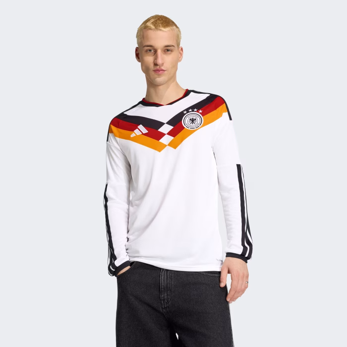 Germany 2026 Home Long Sleeve Jersey – Fan Version - Image 5