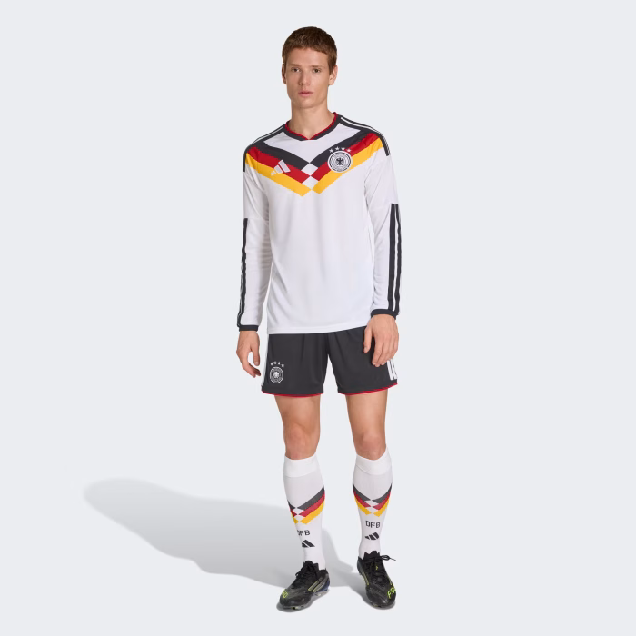 Germany 2026 Home Long Sleeve Jersey – Fan Version - Image 3