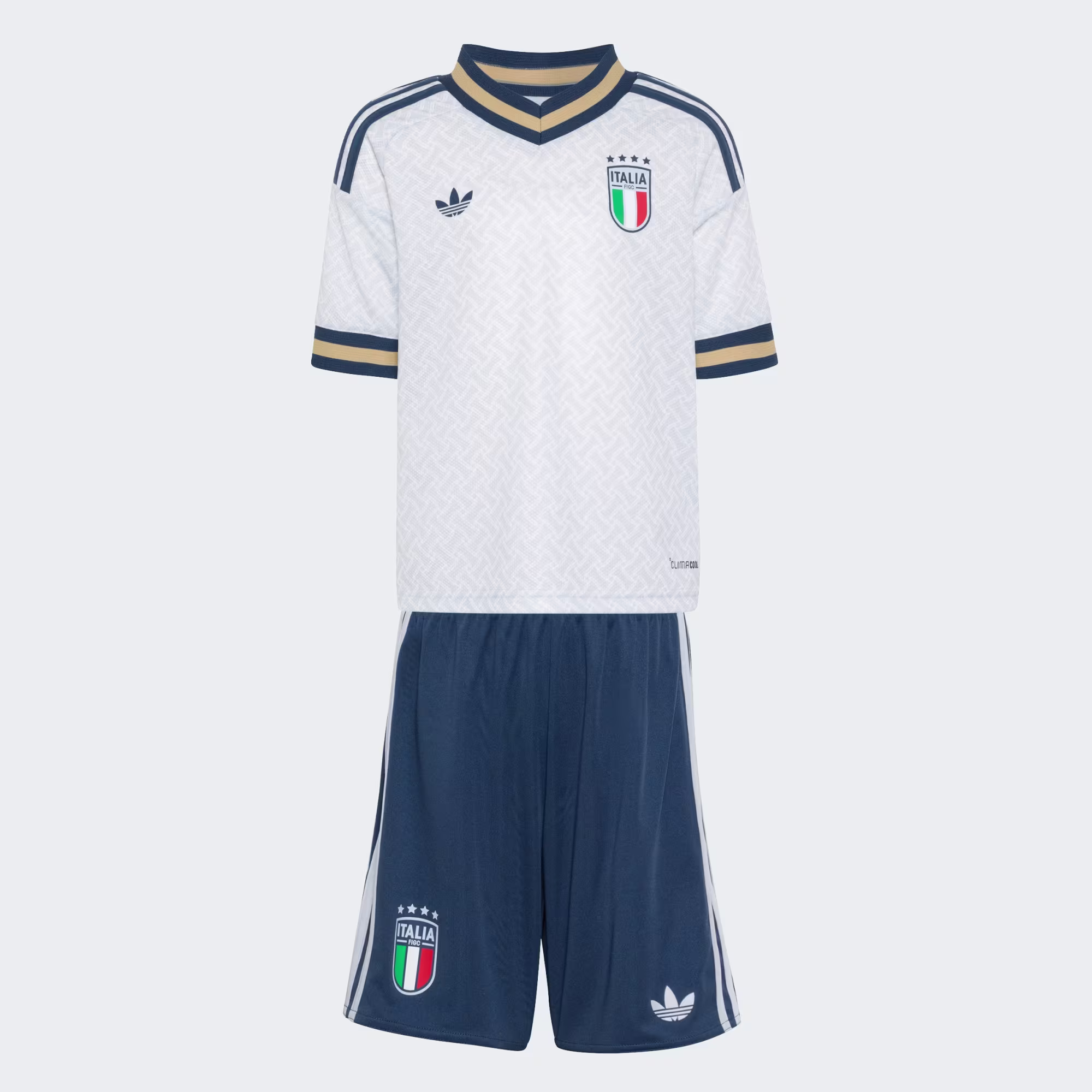 Italy_26_Away_Kids_Set_Blue_JY5682_01_laydown Italy 2026 Away - Kids Kit - Image 1