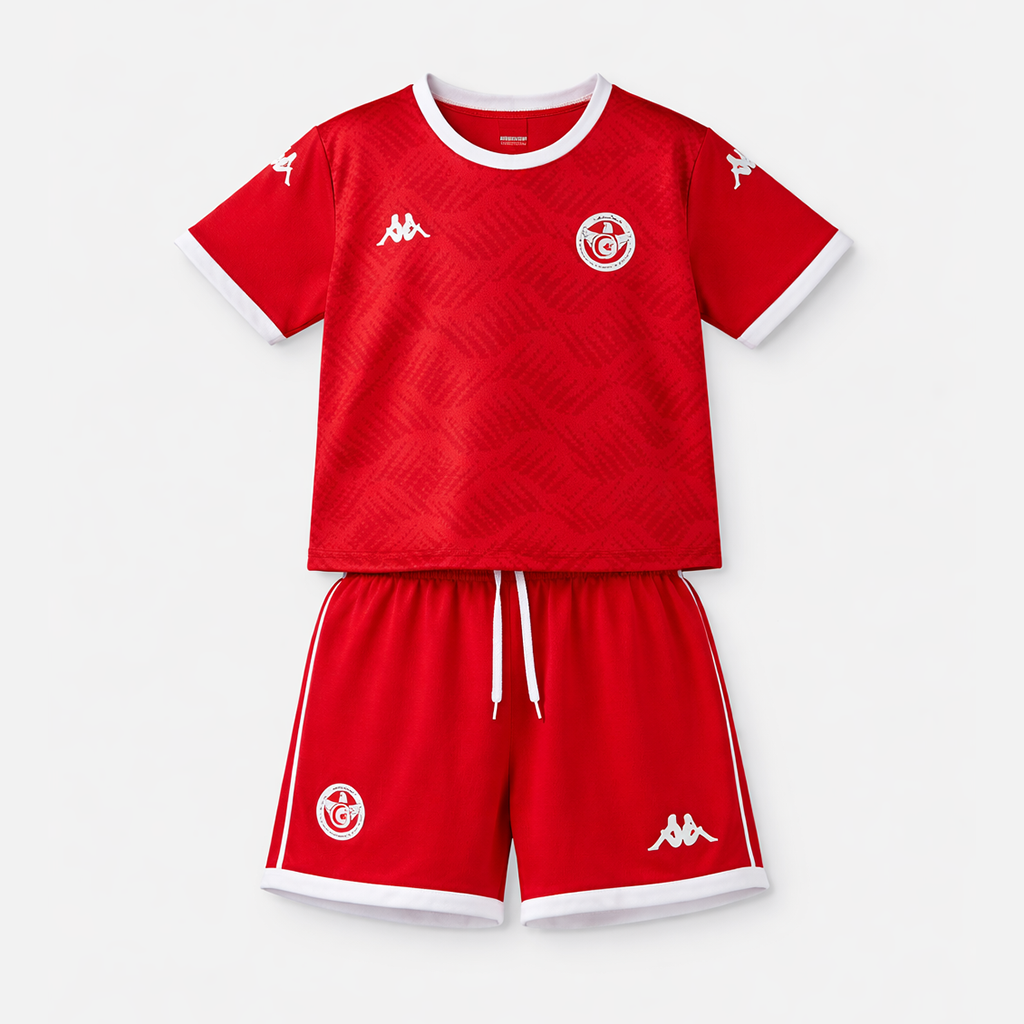 Tunisia kids set home Tunisia 2026 Home - Kids Kit - Image 1